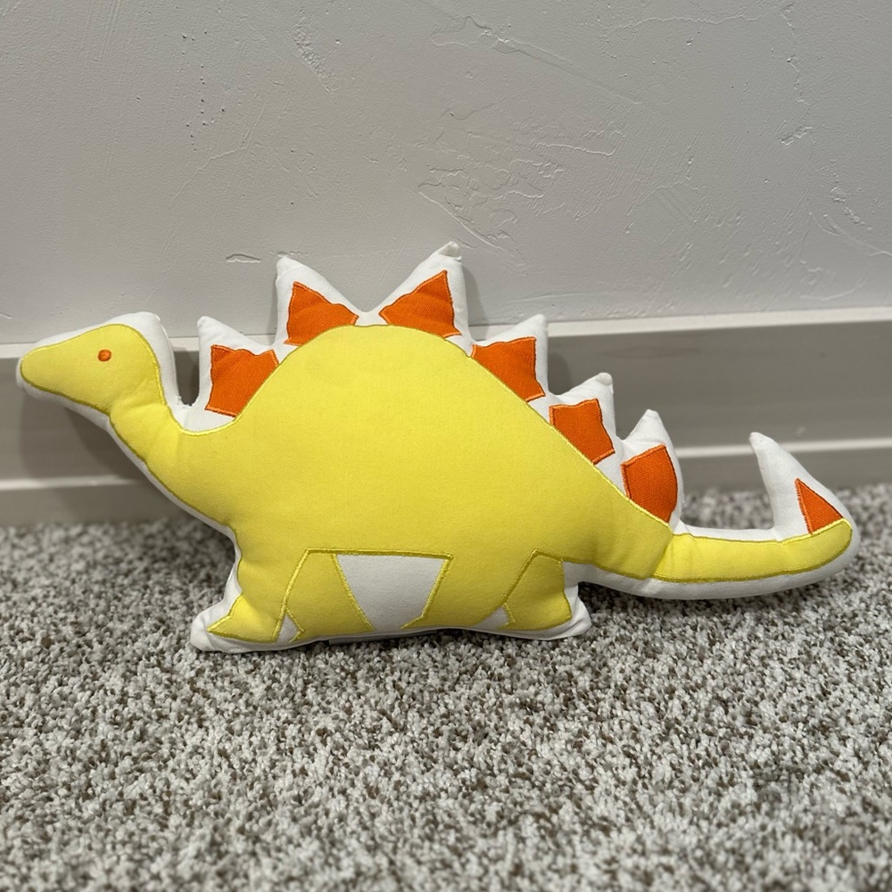 Crate and Kids Dino Throw Pillow